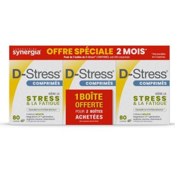 Synergia D-Stress Stres și oboseală 3x80 comprimate