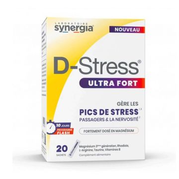 Synergia Forté Stress Ultra Gestionați vârfurile de stres 20 pliculețe