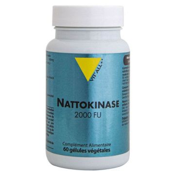 Vit'All+ NattoKinase 100mg 2000FU 60 Capsule Vegetariene