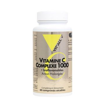Vit'All+ Vitamina C 1000 + Bioflavonoid Complex 60 comprimate marcate
