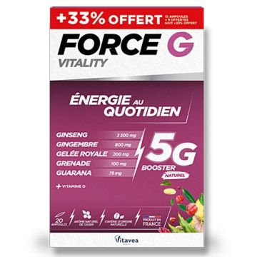 Vitavea Santé Force G Vitalitate Energie zilnică 20 fiole