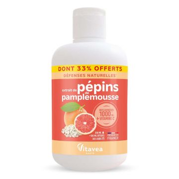 Vitavea Santé Grapefruit Seed Extracts Natural Defences 200ml + 100ml gratuit