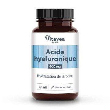 Vitavea Santé Nutri'sentiels Acide Hyaluronique 400mg Hydratation De La Peau 60 comprimés