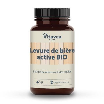 Vitavea Santé Nutri'sentiels Drojdie de bere organică Păr și unghii 45 capsule