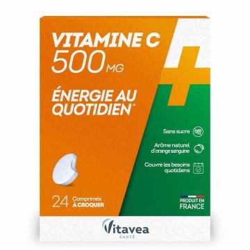 Vitavea Santé Vitamine C Energie au quotidien 24 comprimate masticabile