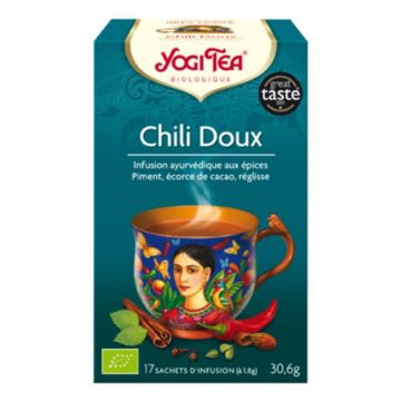 Yogi Tea Ayurveda Organic Sweet Chilli Infuzie 17 pliculețe