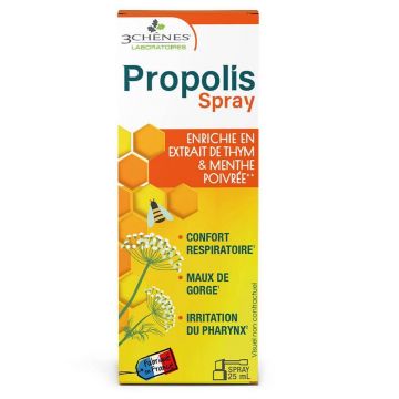 3 Chênes Propolis Spray pentru gât 25ml