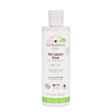 Alphanova Bébé Bebe Bio Dermo-Cleaner pentru corp și păr Corps, Visage & Cheveux 200 ml