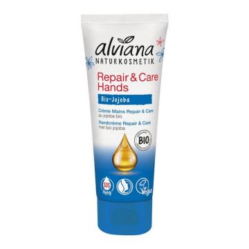 Alviana Organic Jojoba Repair & Care Hand Cream 75ml