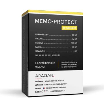 Aragan Synactifs MEMOProctect Memorie și vigilență 60 capsule