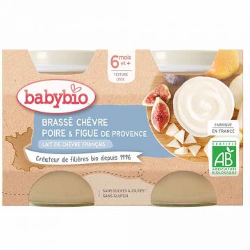 Babybio Milk Snacks Borcane franțuzești cu lapte de capră organic de la 6 luni 2x130g