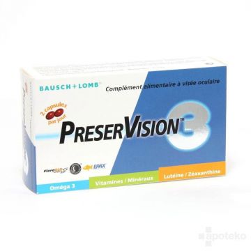 Bausch&Lomb Preservision Supliment dietetic pentru ochi 60 capsule