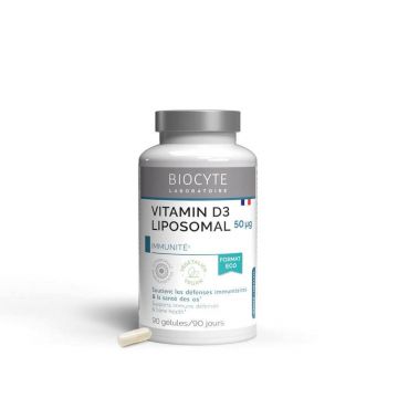 Biocyte Vitamine D3 Lipozomale 90 Gélules