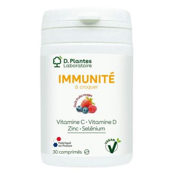 D. Plantes Immunity masticabil Red Fruit Aroma 30 comprimate