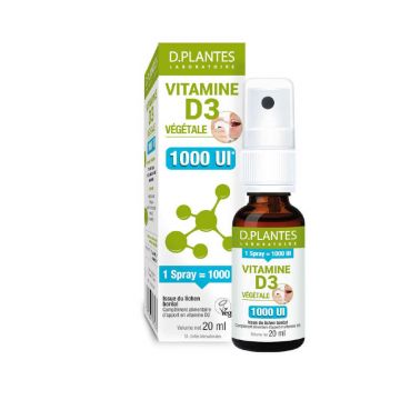 D. Plantes Vitamine D3 1000 UI Spray 20ml