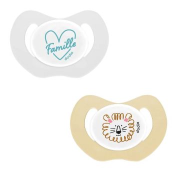 Dodie suzetă fiziologică din silicon 0-2 luni