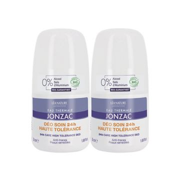 Eau thermale Jonzac Deodorant 24h Toleranță ridicată Piele sensibilă 2x50 ml
