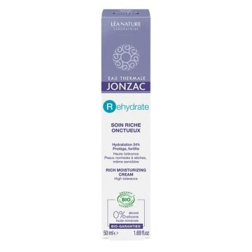 Eau thermale Jonzac REhydrate Rich Moisturising Cream Piele normală până la uscată, chiar și piele sensibilă 50ml