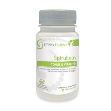 Effinov Nutriție Spirulinov Tonicitate și Vitalitate 120 Tablete