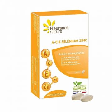 Fleurance Nature A-C- E Seleniu Zinc 30 comprimate