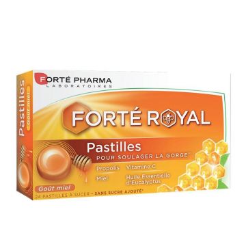 Forté Pharma Forté Royal Honey Throat Pastille 24 comprimate