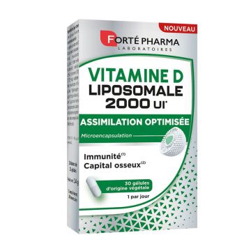 Forté Pharma Forté Royal Liposomal Vitamina D 2000IUI pentru imunitate și sănătatea oaselor 30 capsule