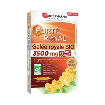 Forté Pharma Forté Royal Organic Royal Jelly 3500 mg 10 fiole