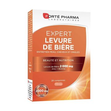 Forté Pharma Hair Care Drojdie de bere pentru păr, unghii și piele cu zinc și biotină 28 comprimate