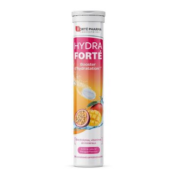 Forté Pharma Hydra Forté Hydration Booster Natural Mango Passion Flavour 24 comprimate efervescente
