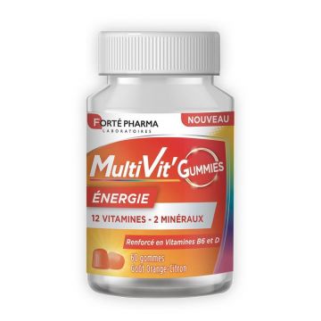 Forté Pharma MultiVit'4G Multivitamine și minerale Gummies 60 gume de mestecat