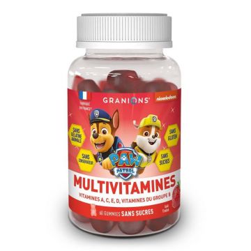 Granions Gummies Multivitamine pentru copii Patrol Strawberry 60 gummies