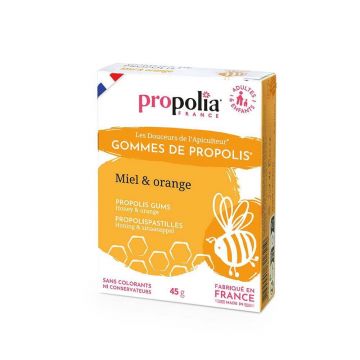 Gumă Propolia cu miere de portocale și propolis 45g