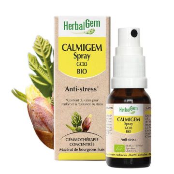 Herbalgem Gemmotherapy Complexes Calmigem Bio Anti-Stress Spray 15ml