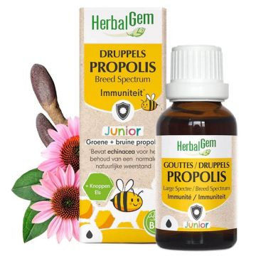 Herbalgem Propolis Throat Drops Junior Bio 15ml