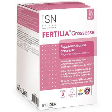 Ineldea Santé Naturelle Fertilia® Suplimente de sarcină pentru femeile însărcinate 90 capsule