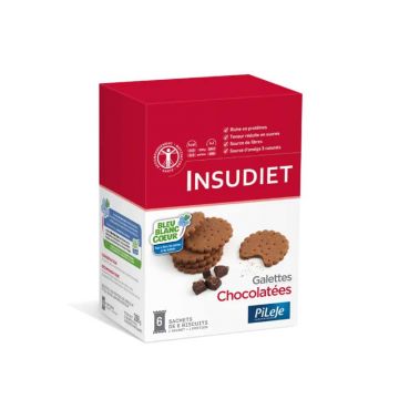 Insudiet Waffles cu ciocolată 6 pungi