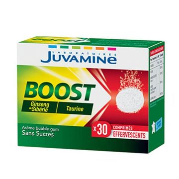 Juvamine Boost Ginseng Taurină 30 de tablete efervescente