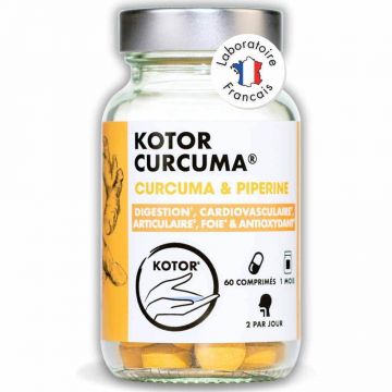 Kotor Pharma Turmeric + Piperine Digestie 60 comprimate