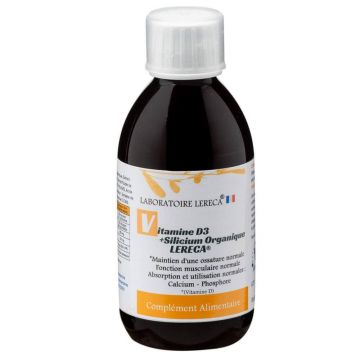 Lereca Vitamine D3+ Siliciu organic 250 ml