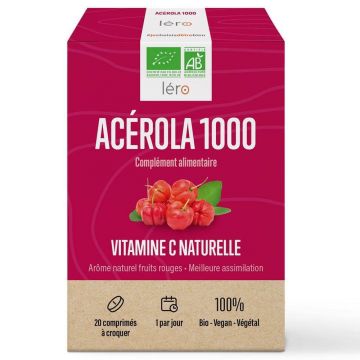 Lero Acerola 1000 20 comprimate de mestecat