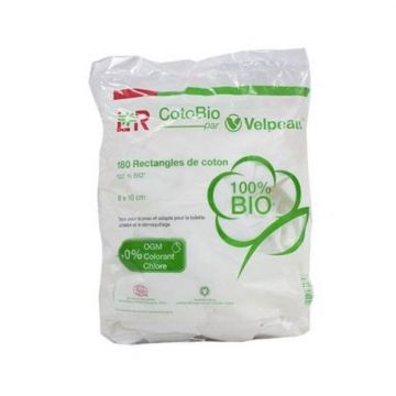 Lohmann Rauscher Cotopads Pads din bumbac 8x10cm bio par Velpeau 180 Pièces