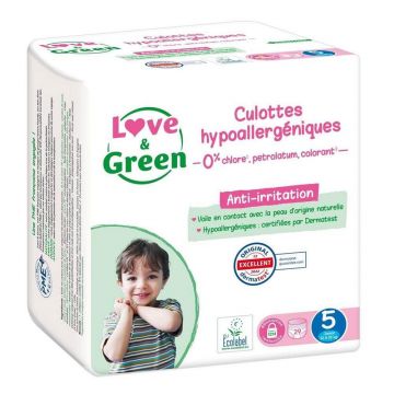 Love&Green Chiloți hipoalergenici mărimea 5 Junior 12 până la 18 kg x29