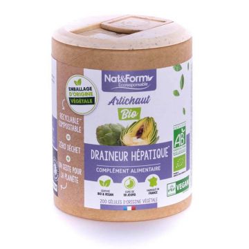Nat&Form ARTICHAUT ORGANIC 200 capsule