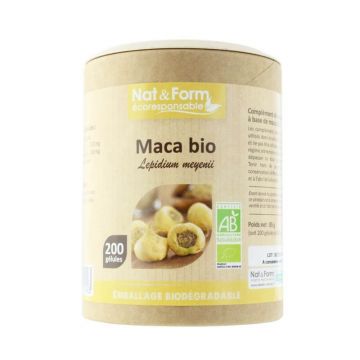 Nat&Form MACA BIO DIN PERU 200 capsule