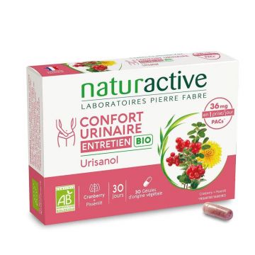 Naturactive Urisanol întreținere confort urinar bio 30 capsule