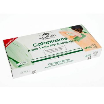 Naturado Argilă verde Montmorillonite pentru cataplasme 30x15cm 4x200g