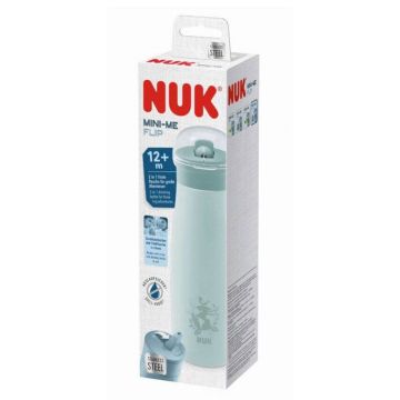 Nuk Mini Me Flip Sticlă pentru bebeluși din oțel inoxidabil de la 12 luni 500ml