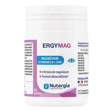Nutergia Ergymag Magneziu B Vitamine + Zinc 45 Capsule
