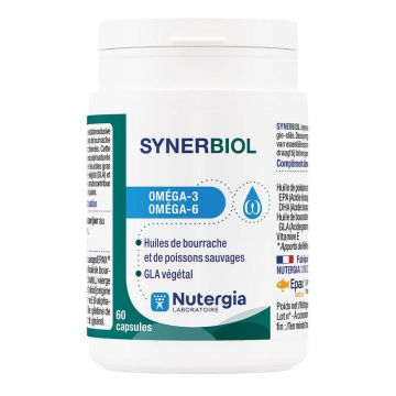 Nutergia Sinerbiol Omega 3 și Omega 6 60 capsule