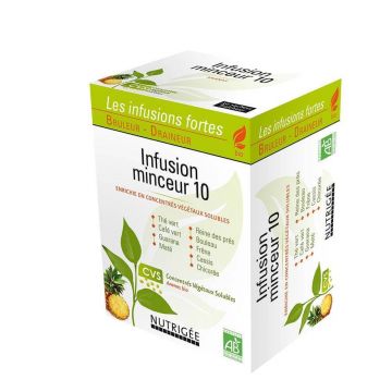 Nutrigée Infusion Minceur 10 Bio 30 Sachets